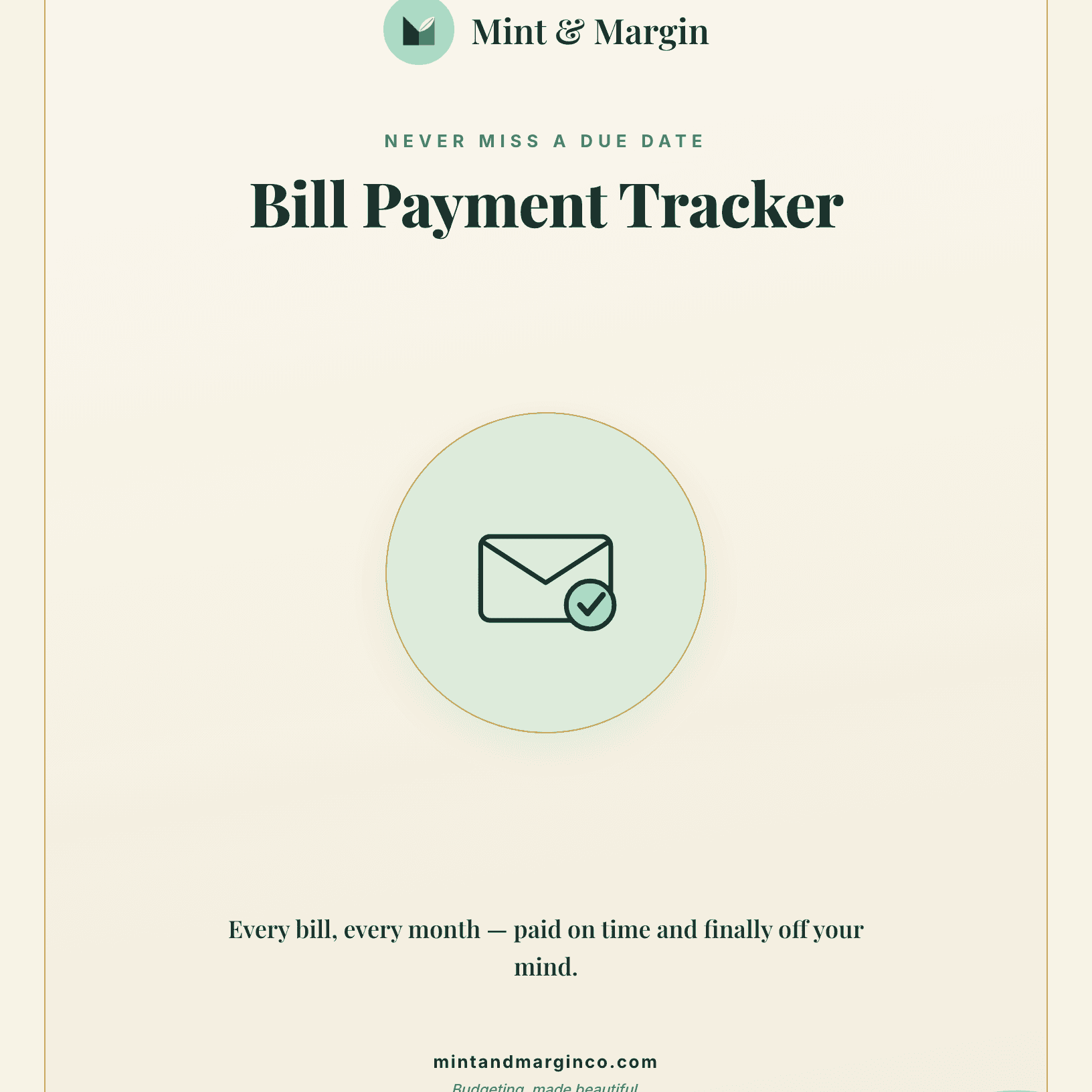 Bill Payment Tracker